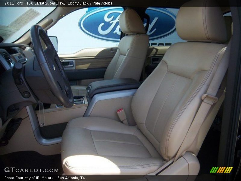 Ebony Black / Pale Adobe 2011 Ford F150 Lariat SuperCrew