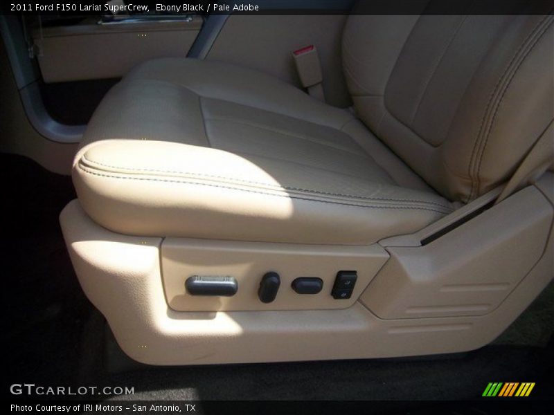 Ebony Black / Pale Adobe 2011 Ford F150 Lariat SuperCrew