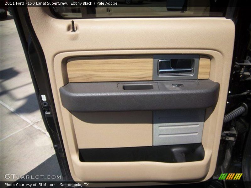 Ebony Black / Pale Adobe 2011 Ford F150 Lariat SuperCrew