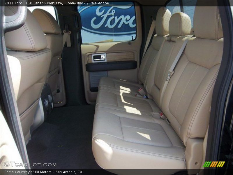 Ebony Black / Pale Adobe 2011 Ford F150 Lariat SuperCrew