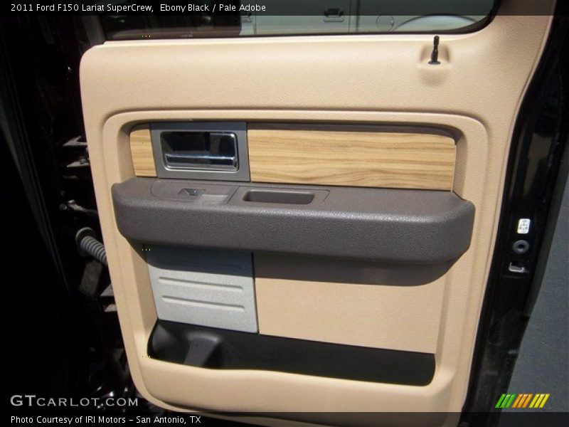 Ebony Black / Pale Adobe 2011 Ford F150 Lariat SuperCrew