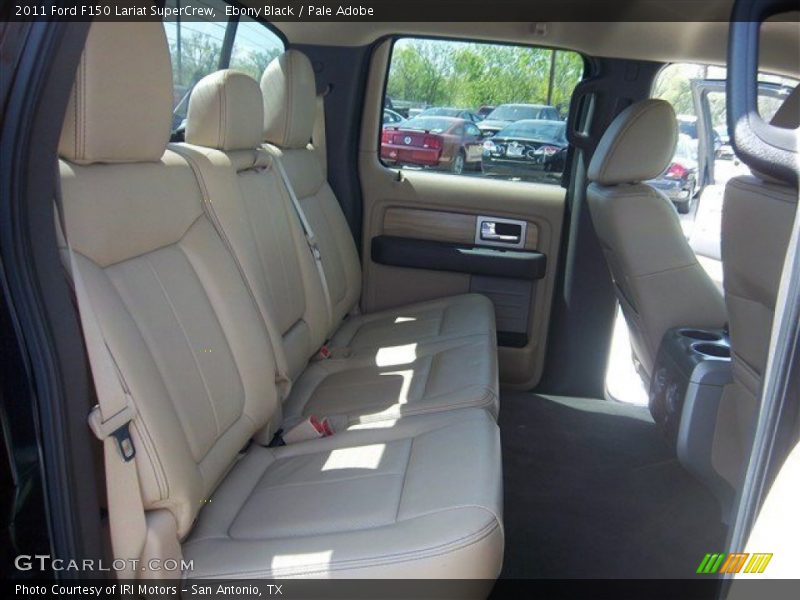 Ebony Black / Pale Adobe 2011 Ford F150 Lariat SuperCrew