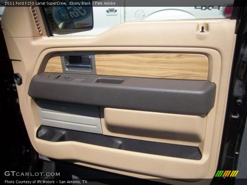 Ebony Black / Pale Adobe 2011 Ford F150 Lariat SuperCrew