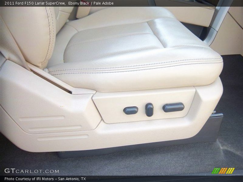 Ebony Black / Pale Adobe 2011 Ford F150 Lariat SuperCrew