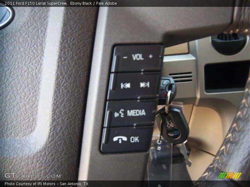 Ebony Black / Pale Adobe 2011 Ford F150 Lariat SuperCrew
