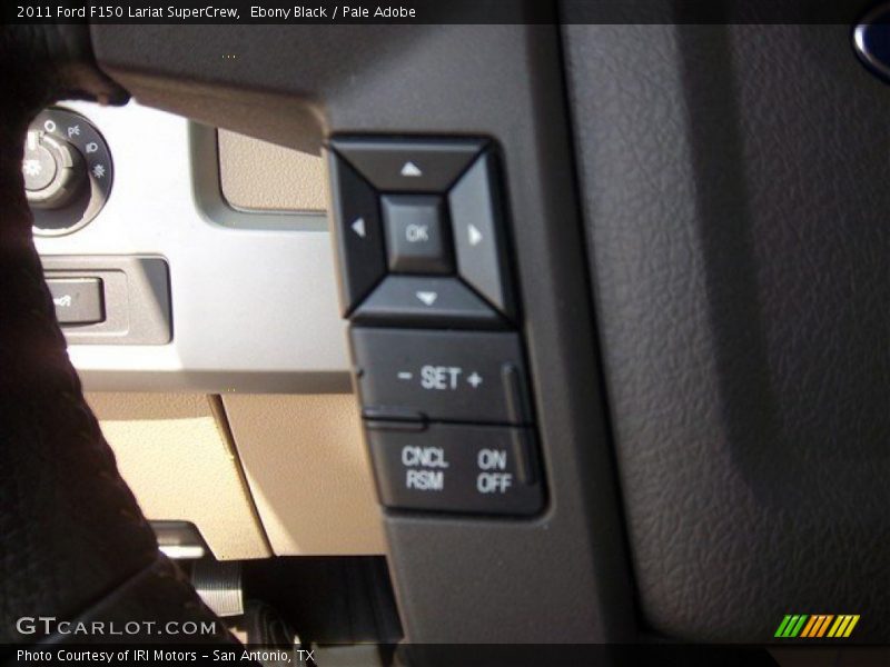 Ebony Black / Pale Adobe 2011 Ford F150 Lariat SuperCrew
