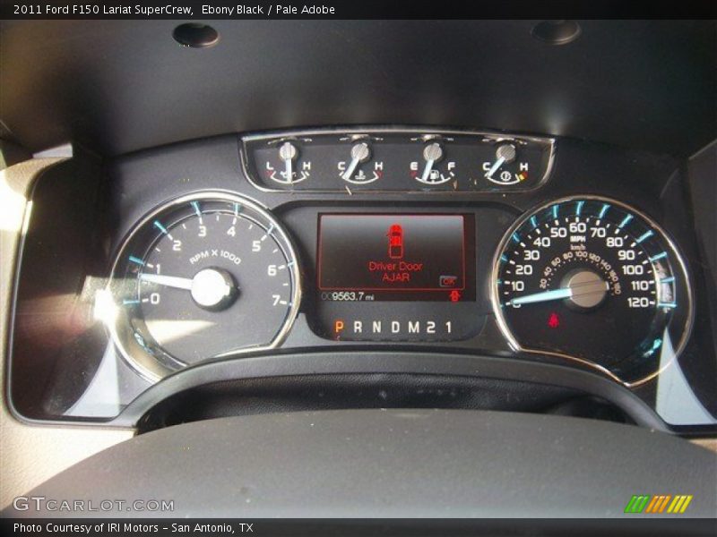 Ebony Black / Pale Adobe 2011 Ford F150 Lariat SuperCrew