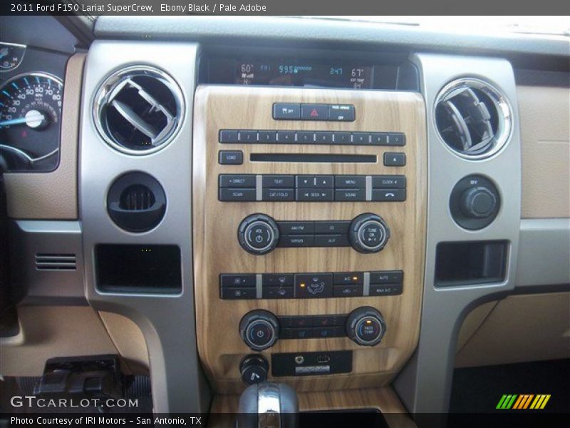 Ebony Black / Pale Adobe 2011 Ford F150 Lariat SuperCrew