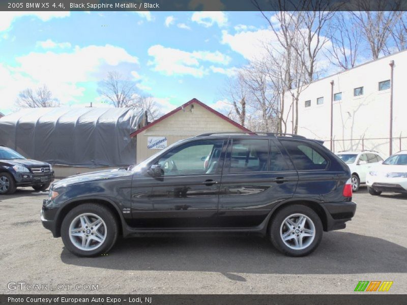 Black Sapphire Metallic / Black 2005 BMW X5 4.4i