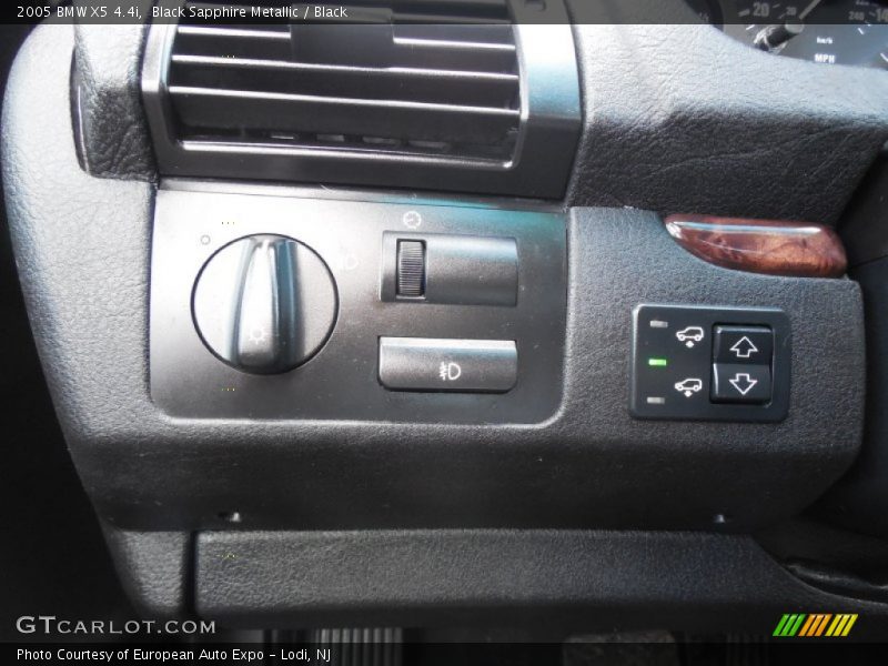 Black Sapphire Metallic / Black 2005 BMW X5 4.4i