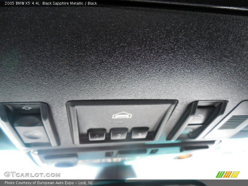 Black Sapphire Metallic / Black 2005 BMW X5 4.4i