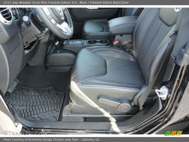 Front Seat of 2013 Wrangler Oscar Mike Freedom Edition 4x4