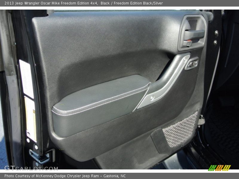 Black / Freedom Edition Black/Silver 2013 Jeep Wrangler Oscar Mike Freedom Edition 4x4