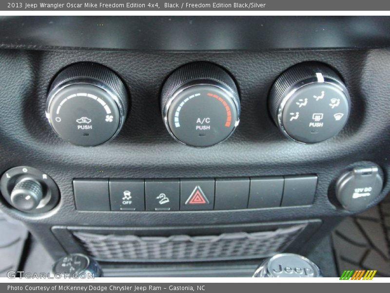 Controls of 2013 Wrangler Oscar Mike Freedom Edition 4x4