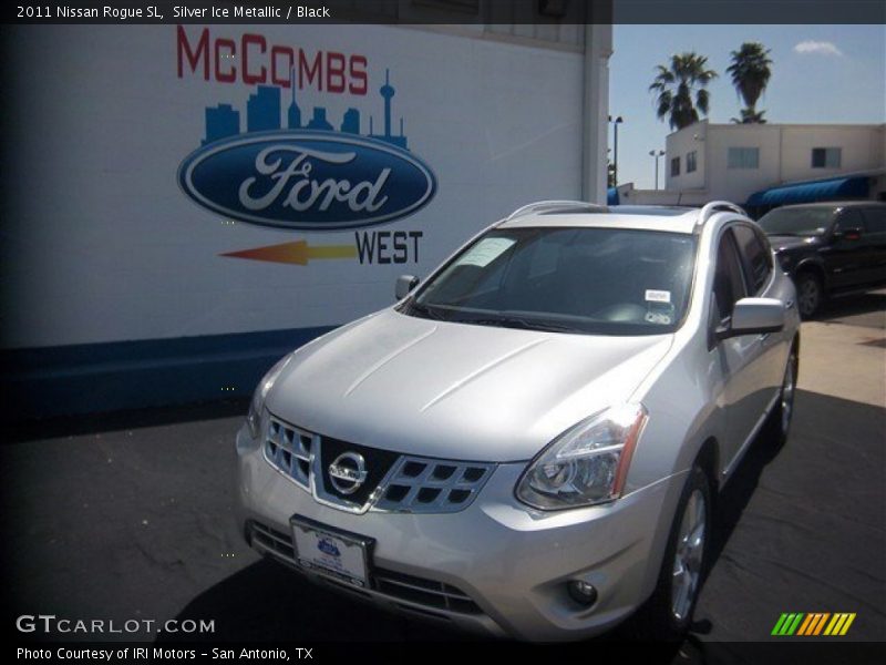 Silver Ice Metallic / Black 2011 Nissan Rogue SL