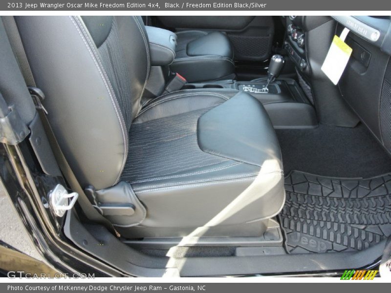 Front Seat of 2013 Wrangler Oscar Mike Freedom Edition 4x4