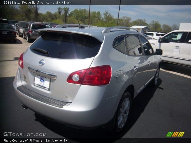 Silver Ice Metallic / Black 2011 Nissan Rogue SL