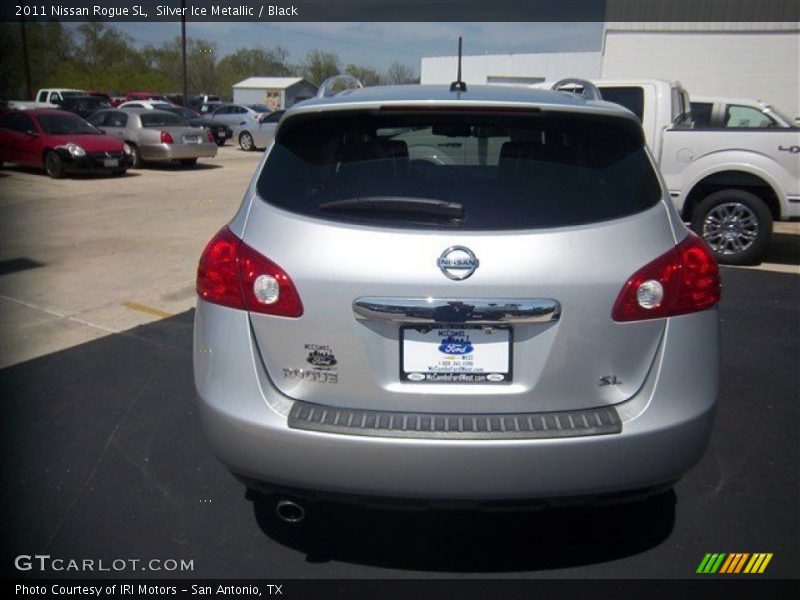 Silver Ice Metallic / Black 2011 Nissan Rogue SL