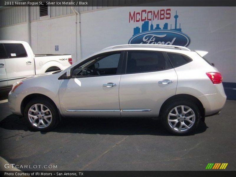 Silver Ice Metallic / Black 2011 Nissan Rogue SL