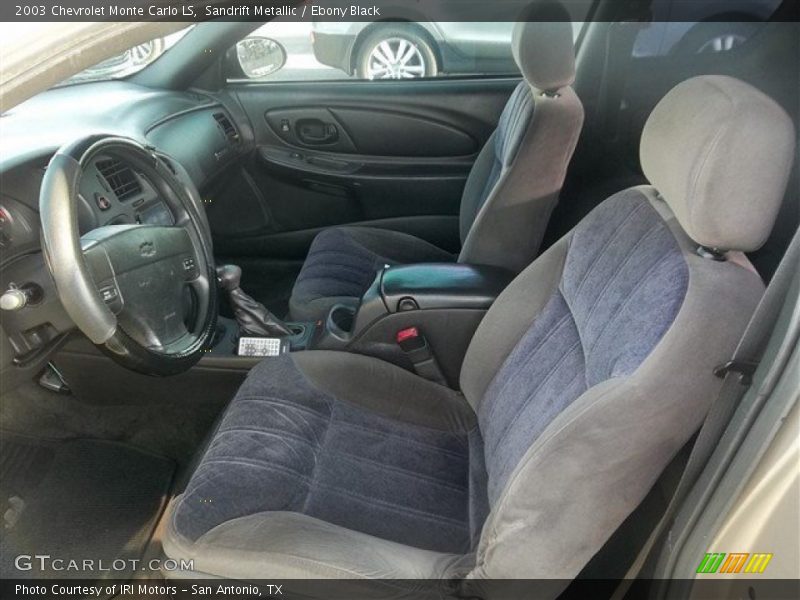 Sandrift Metallic / Ebony Black 2003 Chevrolet Monte Carlo LS