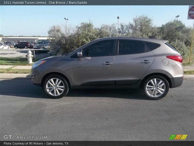 Chai Bronze / Black/Saddle 2011 Hyundai Tucson Limited