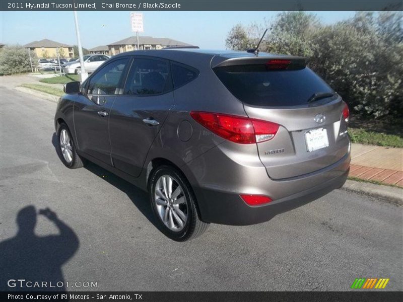 Chai Bronze / Black/Saddle 2011 Hyundai Tucson Limited