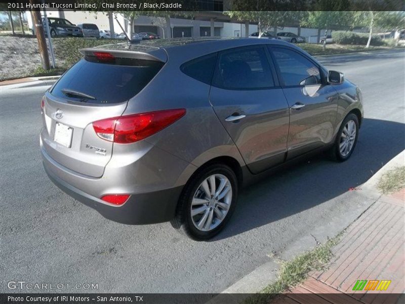 Chai Bronze / Black/Saddle 2011 Hyundai Tucson Limited