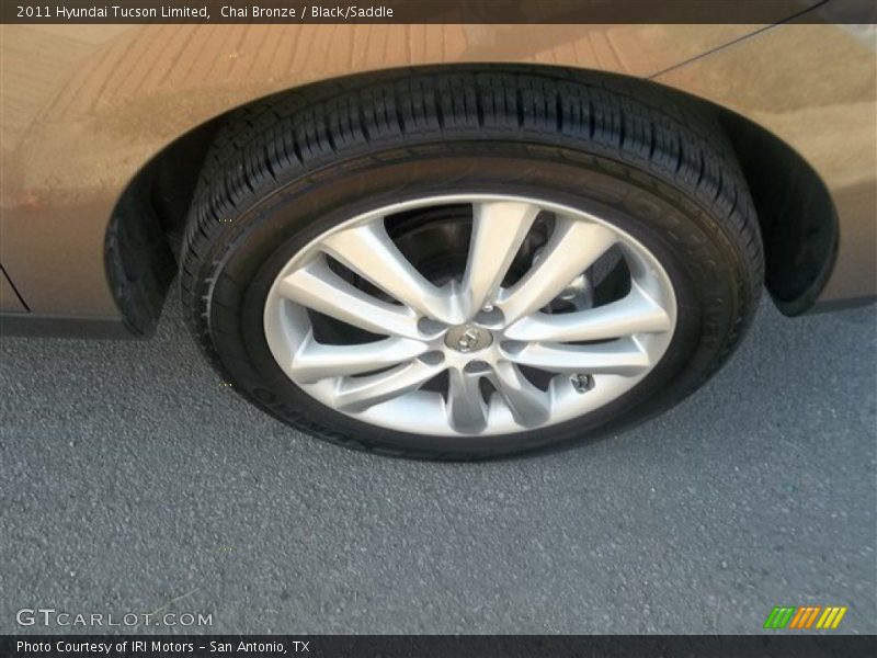 Chai Bronze / Black/Saddle 2011 Hyundai Tucson Limited