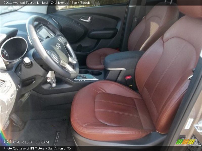 Chai Bronze / Black/Saddle 2011 Hyundai Tucson Limited
