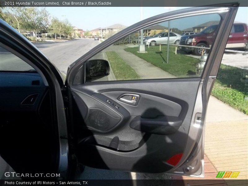 Chai Bronze / Black/Saddle 2011 Hyundai Tucson Limited