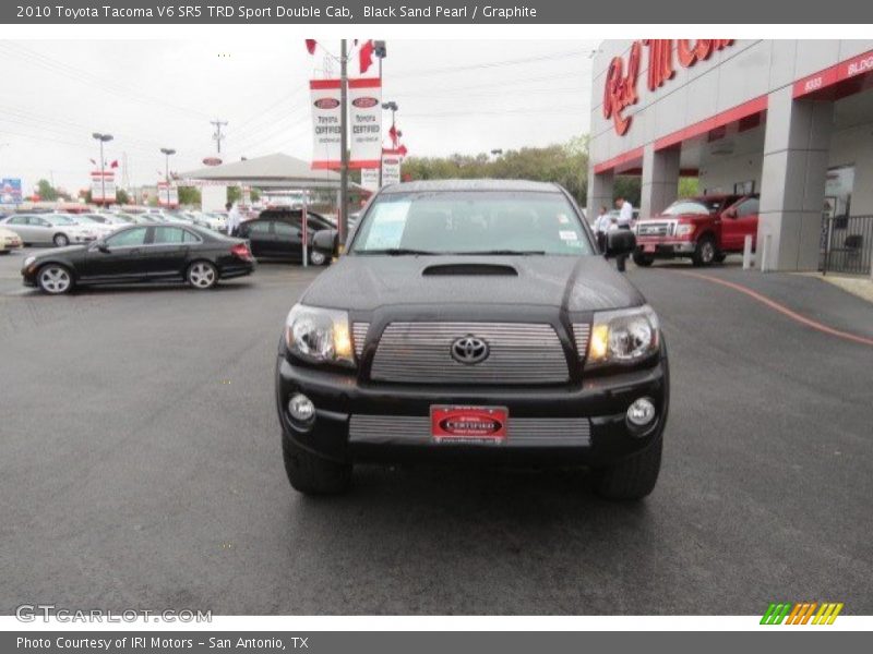 Black Sand Pearl / Graphite 2010 Toyota Tacoma V6 SR5 TRD Sport Double Cab