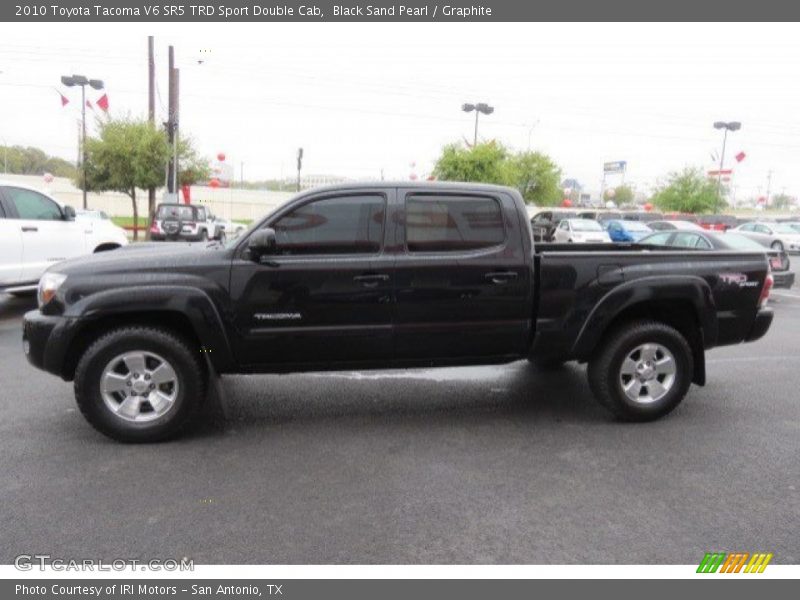 Black Sand Pearl / Graphite 2010 Toyota Tacoma V6 SR5 TRD Sport Double Cab