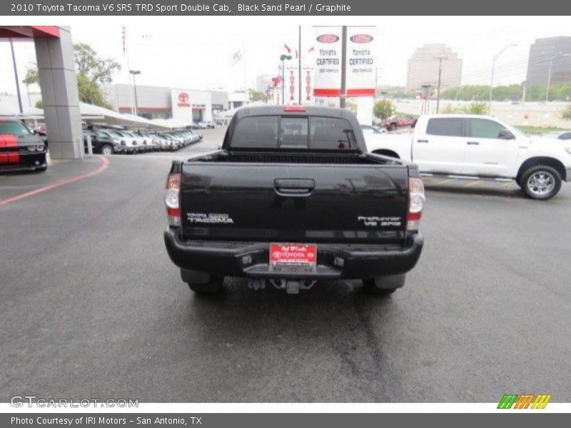 Black Sand Pearl / Graphite 2010 Toyota Tacoma V6 SR5 TRD Sport Double Cab