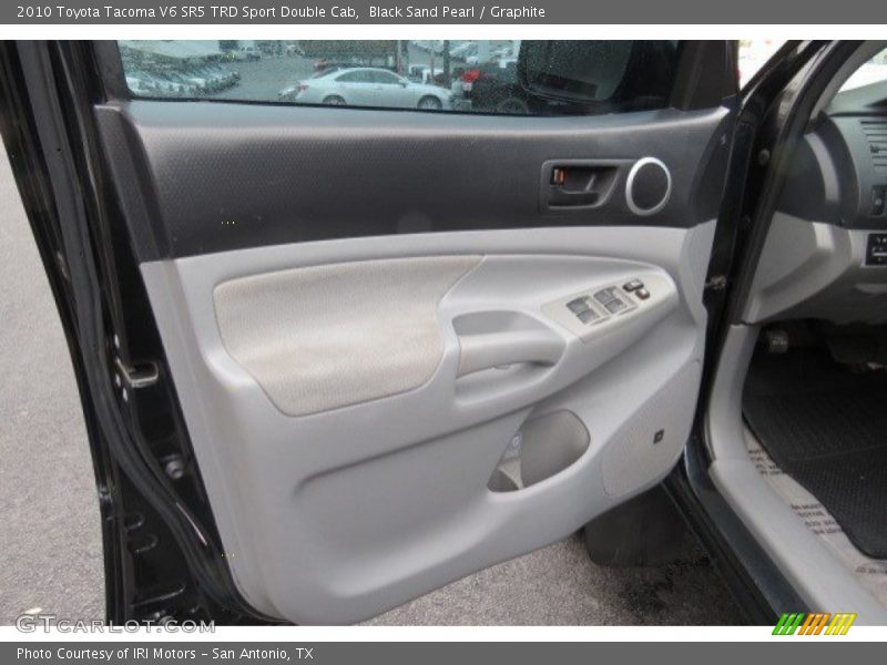 Black Sand Pearl / Graphite 2010 Toyota Tacoma V6 SR5 TRD Sport Double Cab