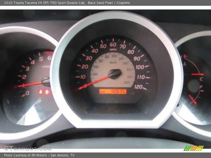 Black Sand Pearl / Graphite 2010 Toyota Tacoma V6 SR5 TRD Sport Double Cab
