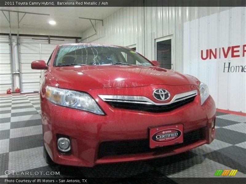 Barcelona Red Metallic / Ash 2011 Toyota Camry Hybrid