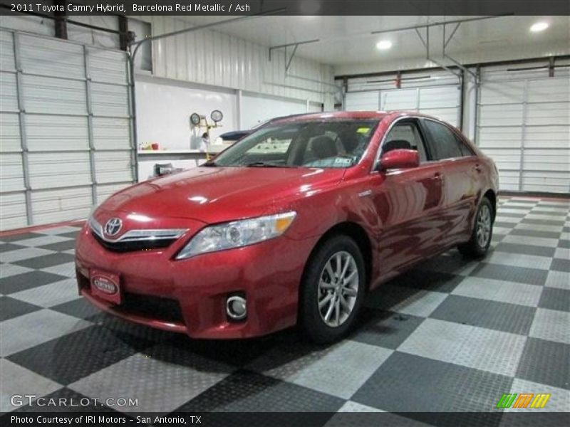 Barcelona Red Metallic / Ash 2011 Toyota Camry Hybrid