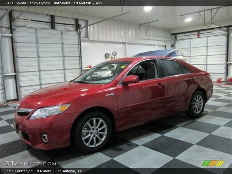 Barcelona Red Metallic / Ash 2011 Toyota Camry Hybrid
