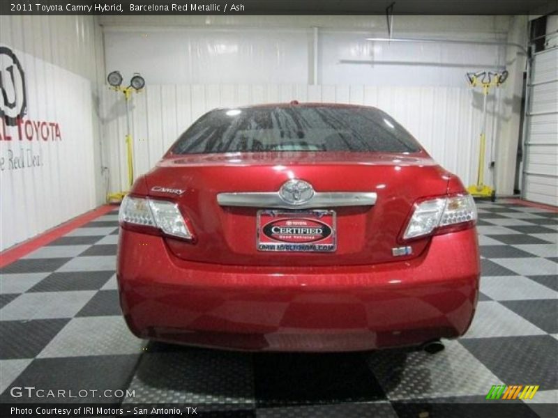 Barcelona Red Metallic / Ash 2011 Toyota Camry Hybrid