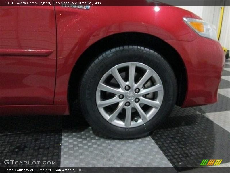 Barcelona Red Metallic / Ash 2011 Toyota Camry Hybrid