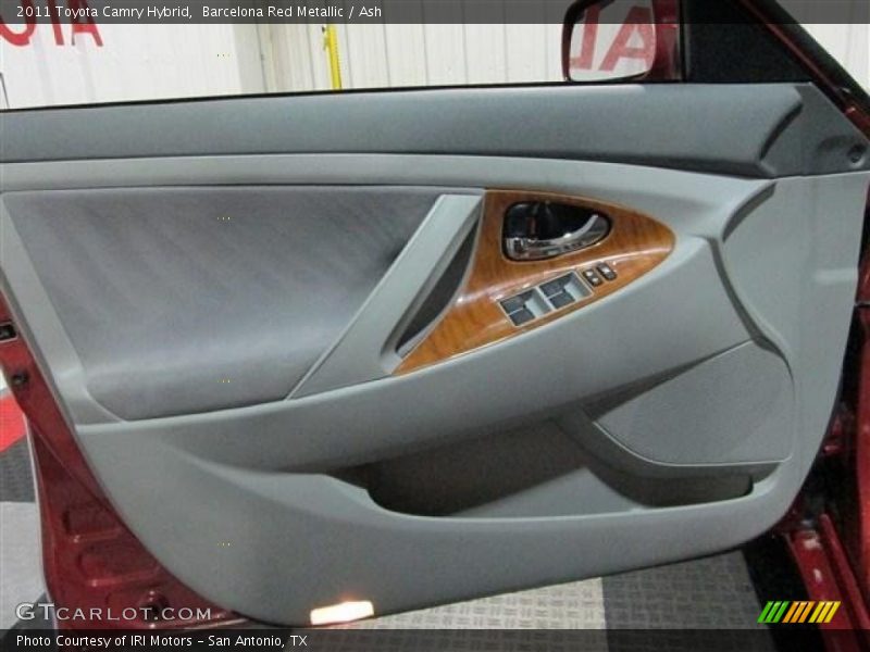 Barcelona Red Metallic / Ash 2011 Toyota Camry Hybrid