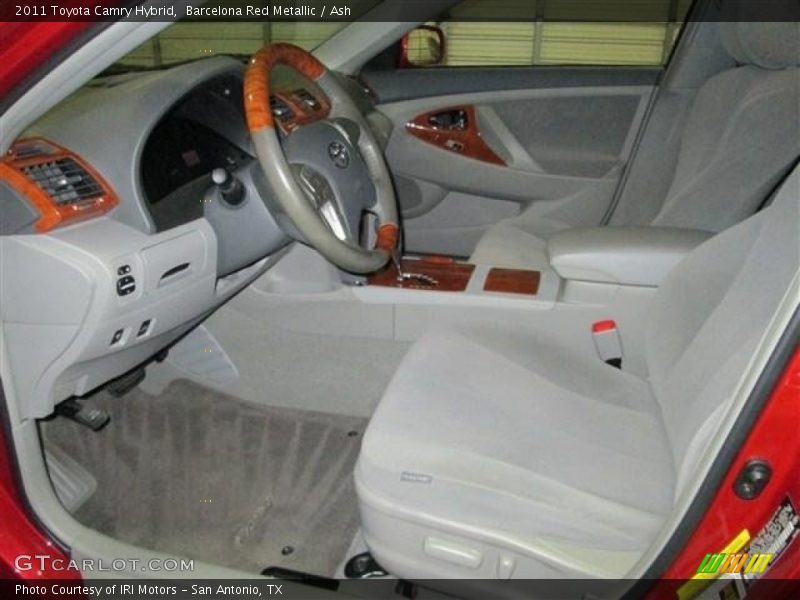 Barcelona Red Metallic / Ash 2011 Toyota Camry Hybrid