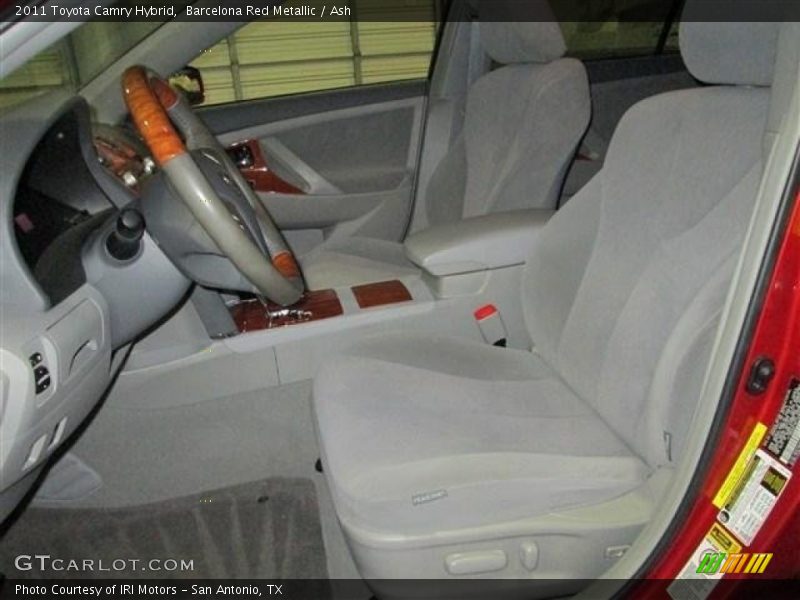 Barcelona Red Metallic / Ash 2011 Toyota Camry Hybrid