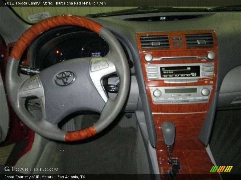 Barcelona Red Metallic / Ash 2011 Toyota Camry Hybrid