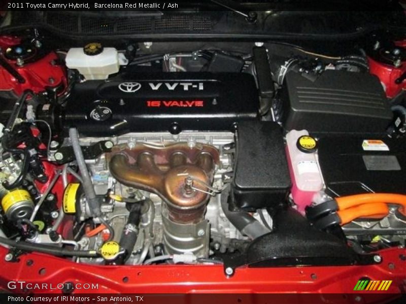Barcelona Red Metallic / Ash 2011 Toyota Camry Hybrid