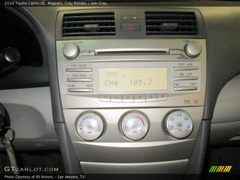 Magnetic Gray Metallic / Ash Gray 2010 Toyota Camry LE
