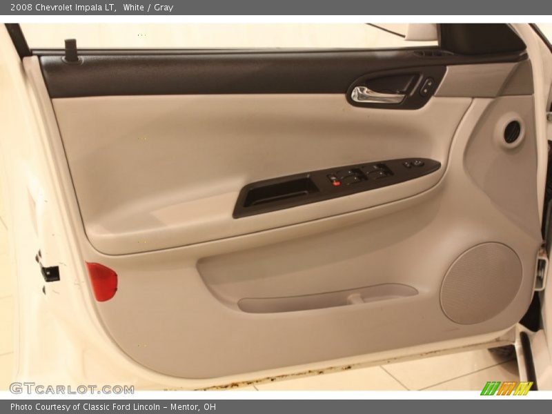 White / Gray 2008 Chevrolet Impala LT