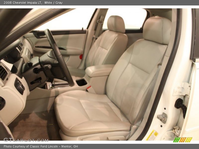 White / Gray 2008 Chevrolet Impala LT