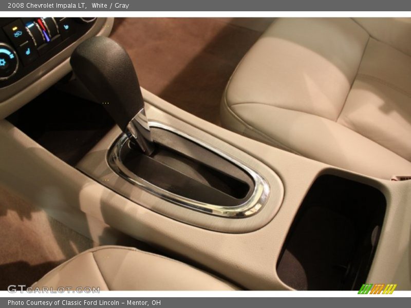White / Gray 2008 Chevrolet Impala LT
