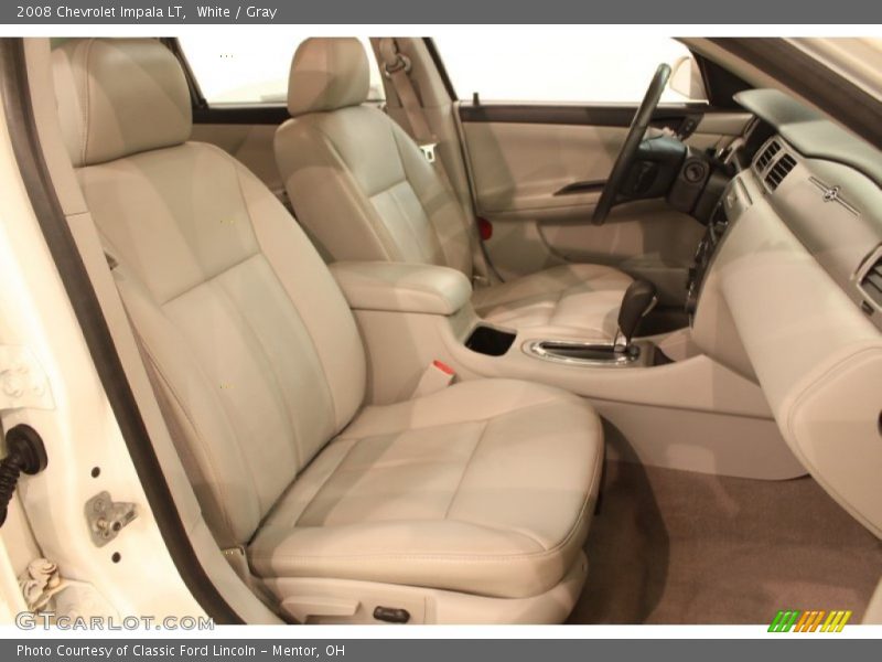 White / Gray 2008 Chevrolet Impala LT